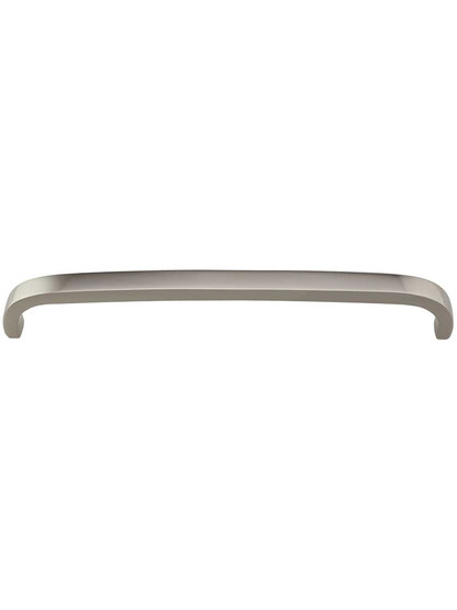 Solid-Brass Bridge Cabinet Pull - 8 inch Center-to-Center in Polished Nickel.